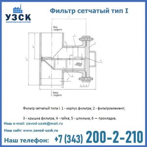 Фильтр сетчатый ФС по Т-ММ-11-2003 в Кызыле