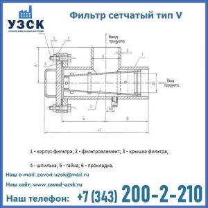 Фильтр сетчатый ФС по Т-ММ-11-2003 в Кызыле