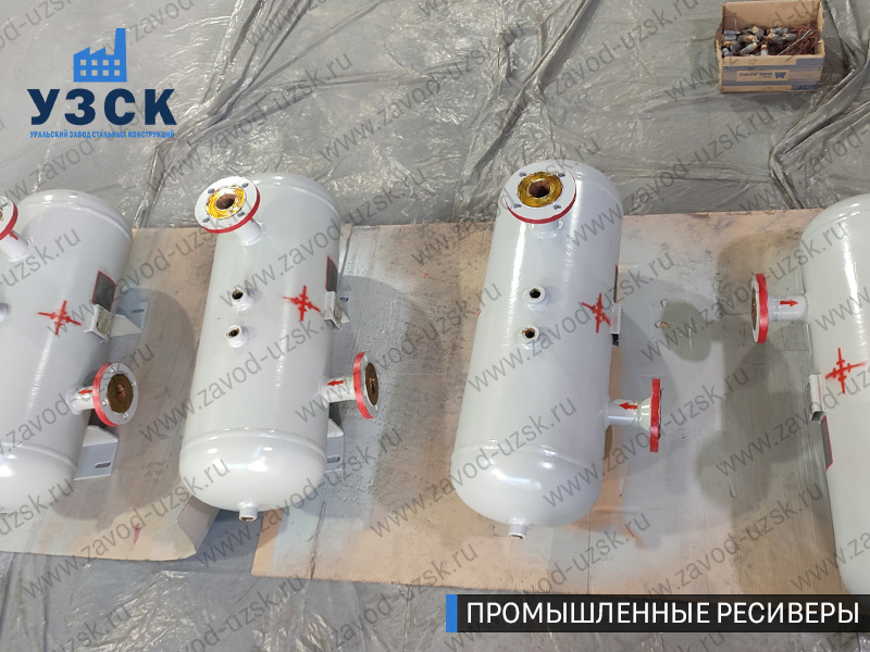 фотография емкостных ресиверов газа Кызыл